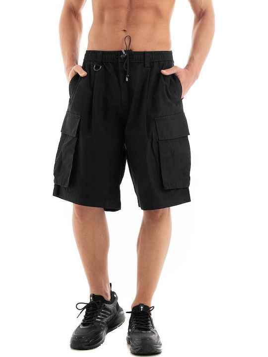 Ανδρική Βερμούδα Cargo Black