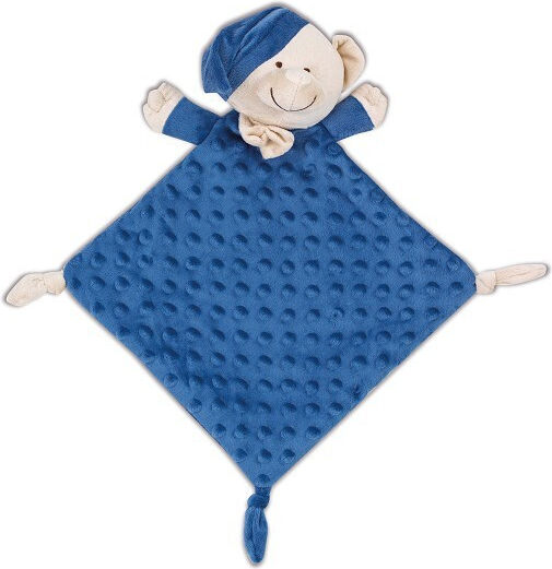 Interbaby Blanket Nursery Swaddling Blankets Bear Velvet Navy Blue with Animal 80x110cm