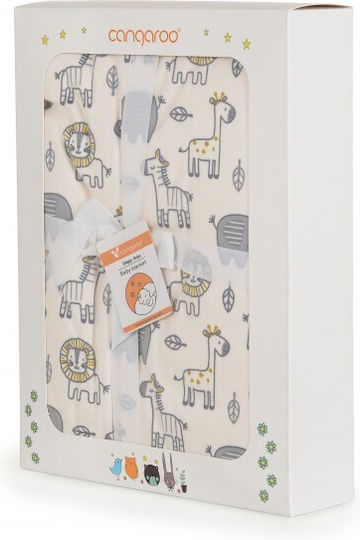 Cangaroo Blanket Nursery Swaddling Blankets Shaggy Beige Beige 75x105cm