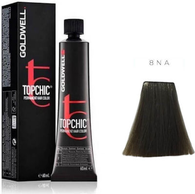 Goldwell Topchic Permanent Hair Color 8NA Ξανθό Ανοικτό Φυσικό Σαντρέ