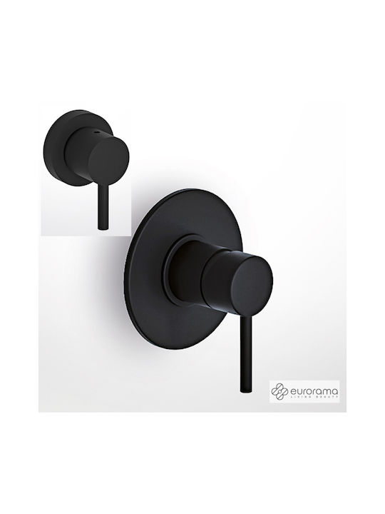 Eurorama Tonda Built-in Mixer & Diverter Set for Shower 3 Exits