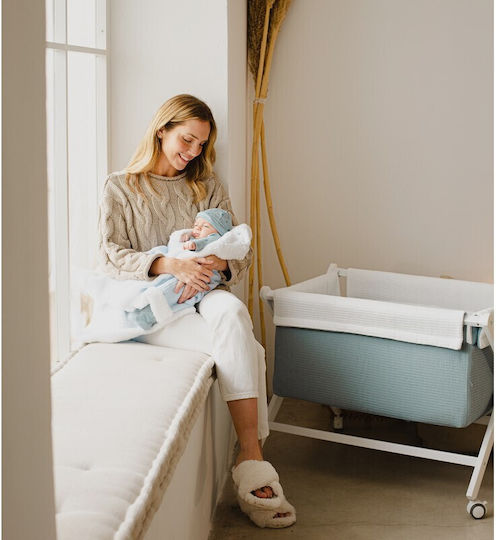 Interbaby Blanket Nursery Swaddling Blankets Bee Nest Gray 80x110cm