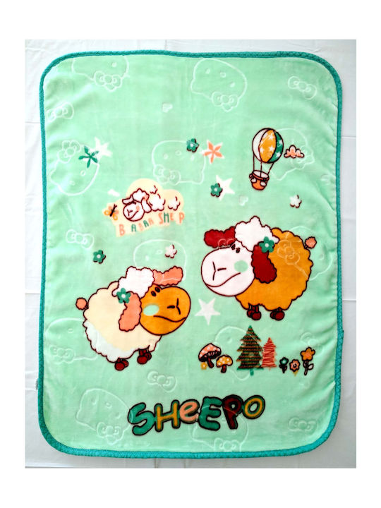 Decobebe Pătură Pătuț Sheepo 100x130 cm