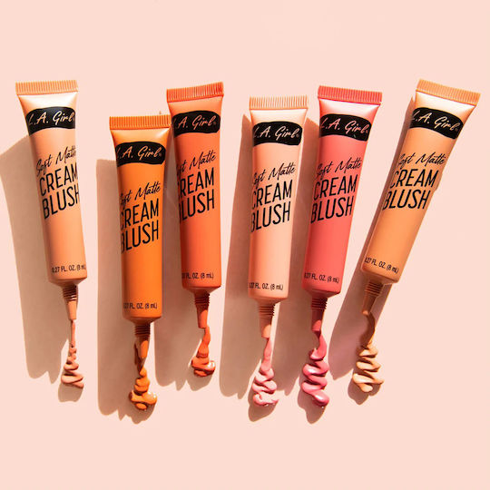 L.a Mattifying Cream Blush Girl Soft Matte Cream 8ml 443 Blissful Blissful