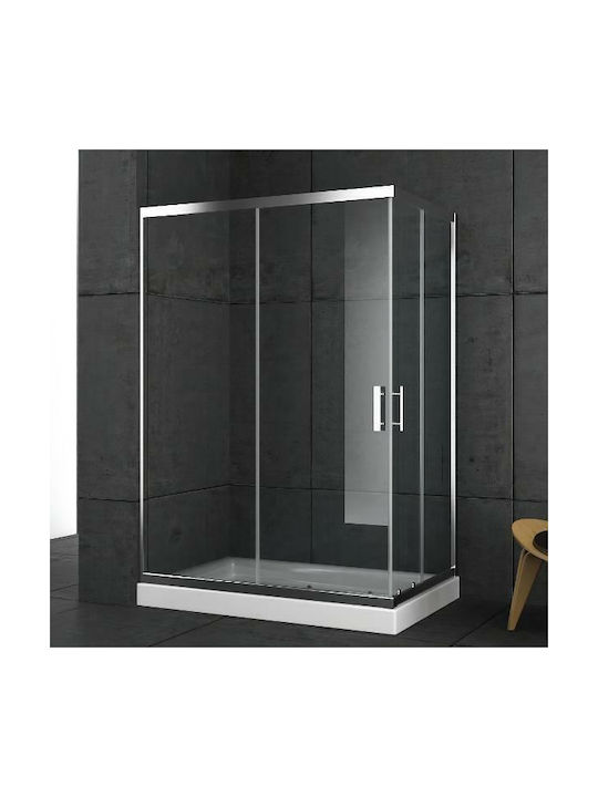 Orabella Stardust Easy Fix 30172 Cabin for Shower with Sliding Door 100x120x180cm