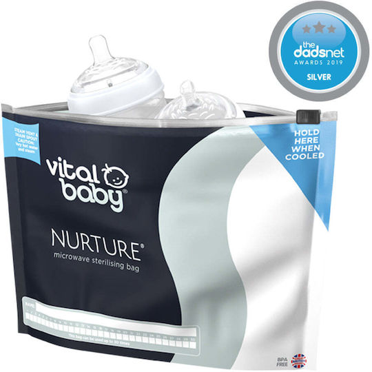 Vital Baby Калъфи за стерилизация за Микровълнова за Шише
