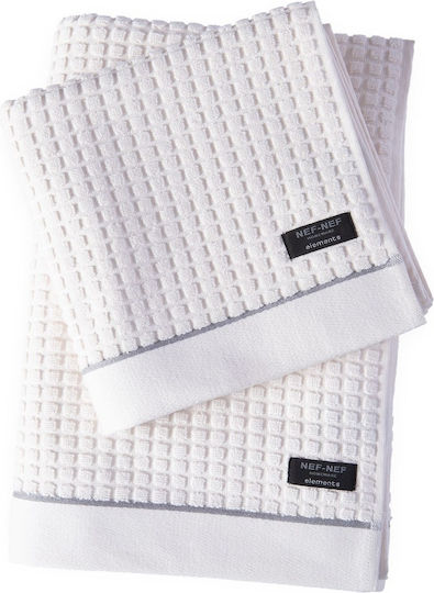 Nef-Nef Homeware Prosop de corp Elements Sterling 80x160cm. Bej Greutate 600gr/m²