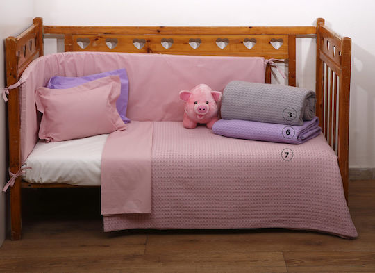 Anna Riska Decke Kinderbett Michelle Fuchsie 115x155cm