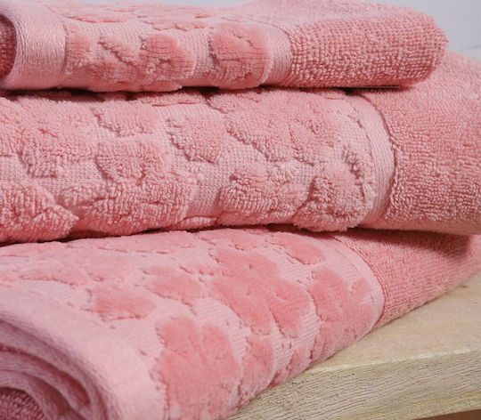 Nef-Nef Homeware Πετσέτα Προσώπου Sierra 50x90εκ. Sierra Rose Βάρους 500gr/m²