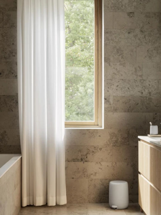 Blomus Kunststoff Badezimmer Mülleimer 5Es Beige