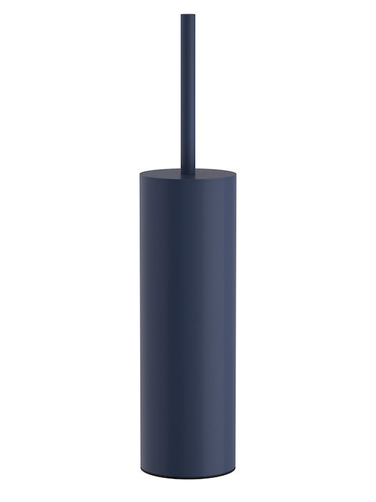 Pam & Co Metallic Toilet Brush Blue