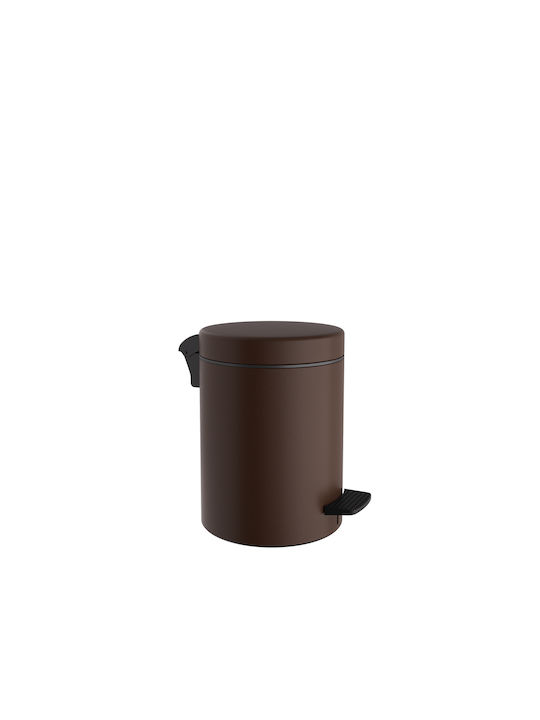 Pam & Co Plastic Toilet Bin 3lt Brown