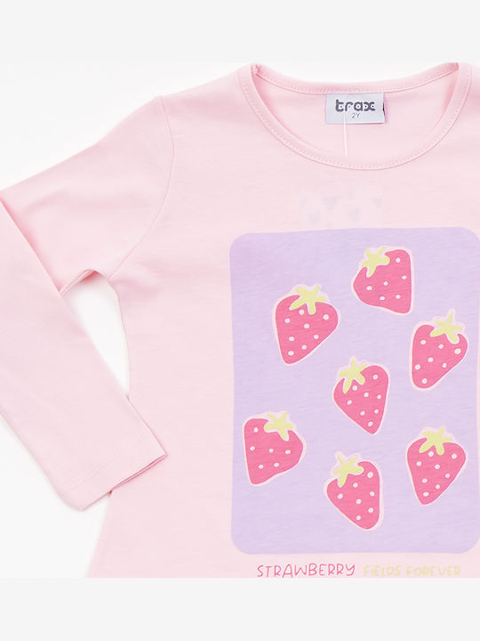 Kids' Shirt Long Sleeve Pink