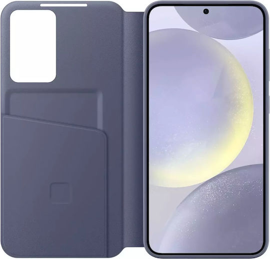 Samsung Smart View Wallet Δερματίνης / Πλαστικό Μωβ (Galaxy S24+)