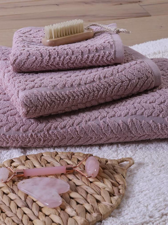 Nef-Nef Homeware Facecloth Premium Nether 50x90cm Lilac Weight 550gr/m²