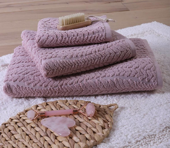 Nef-Nef Homeware Facecloth Premium Nether 50x90cm Lilac Weight 550gr/m²