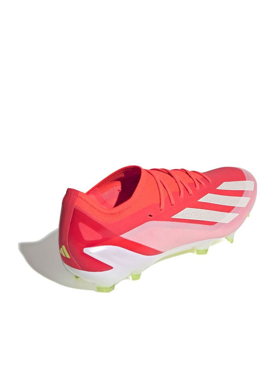 adidas X Crazyfast Elite Football Shoes with Cleats Solar Red / Cloud White / Team Solar Yellow 2