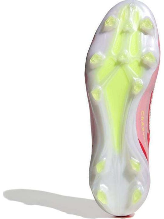 adidas X Crazyfast Elite Football Shoes with Cleats Solar Red / Cloud White / Team Solar Yellow 2