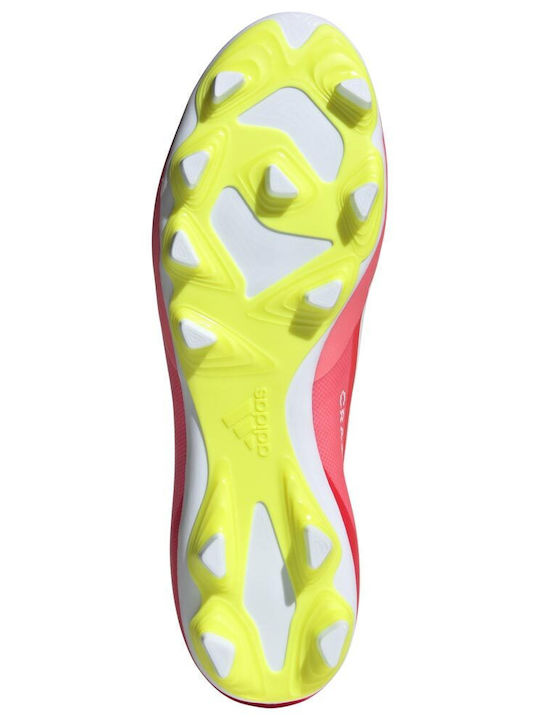adidas X Crazyfast Club Football Shoes with Cleats Solar Red / Cloud White / Team Solar Yellow 2