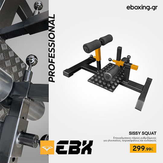 EBX Sissy Squat Όργανο Squat χωρίς Βάρη