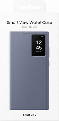 Samsung Smart View Brieftasche Lila (Galaxy S24 Ultra)