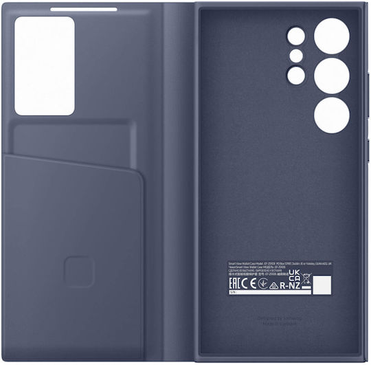Samsung Smart View Wallet Plastic Purple (Galaxy S24 Ultra)