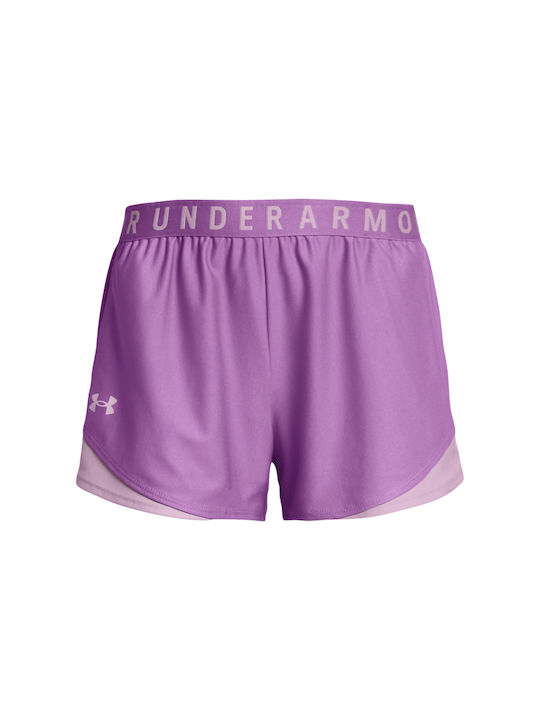 Under Armour Play Up Γυναικείο Αθλητικό Σορτς Μωβ