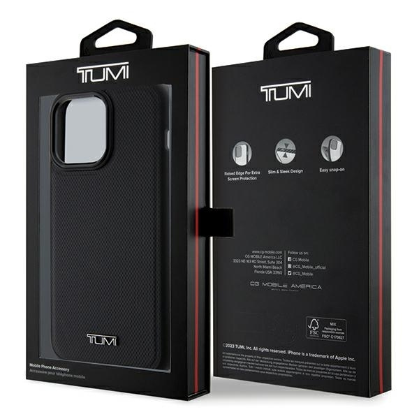 iPhone15用 TUMI SILICONE HARD CASE／Black au限定】iPhone 15用 TUMI SILICONE HARD CASE／Black（R23J033K