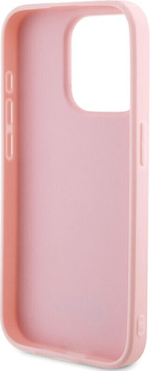 Guess Iridescent Umschlag Rückseite Synthetisches Leder Rosa (iPhone 15 Pro)