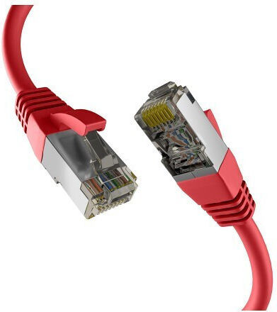 EFB S/FTP Kat.8.1 Netzwerkkabel Ethernet 2m Rotes