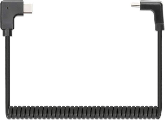 Manhattan USB Typ-C Kabel USB-C männlich - USB-C 60W Schwarz 1m 356213