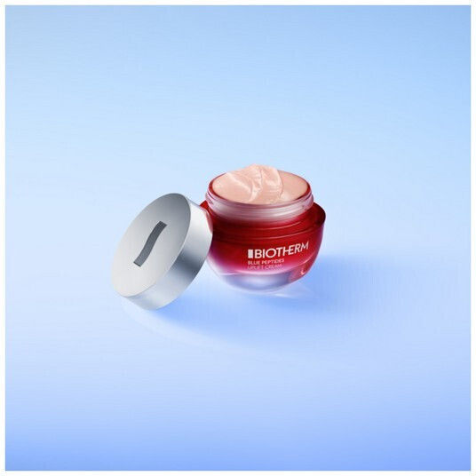 Biotherm Blue Peptides Uplift Reich Gesichtscreme Für Gesicht Und Lippen Tag Mit Kollagen Und Peptide 50ml