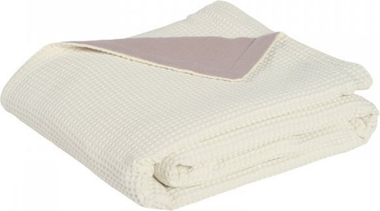 Das Home Одеяло Детски пелени за пелени Pique Бежов Ecru 80x110см.