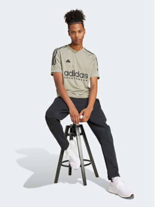 Adidas Tiro Ανδρικό T-shirt Κοντομάνικο Πράσινο