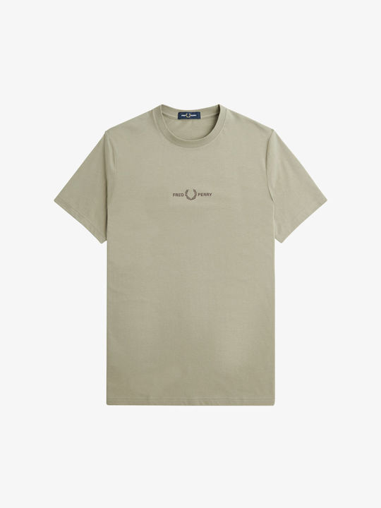 Fred Perry Ανδρικό Αθλητικό T-shirt Κοντομάνικο Warm Grey
