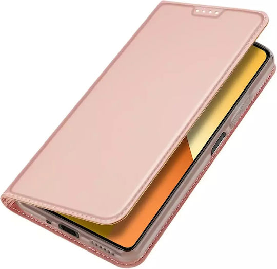 Dux Ducis Skin Pro Book Δερμάτινο / Δερματίνης / Σιλικόνης Ροζ (Redmi Note 13 5G)