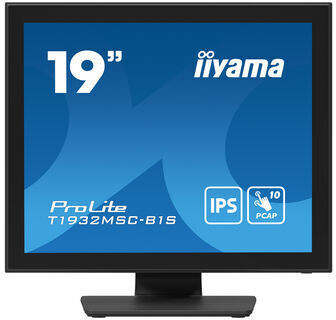 Iiyama Prolite T1932MSC-B1S IPS Touch Monitor 19" 1280x1024 with Response Time 14ms GTG