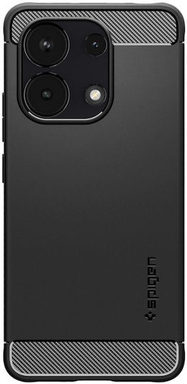 Spigen Rugged Armor Back Cover Σιλικόνης 2mm Μαύρο (Redmi Note 13 4G)