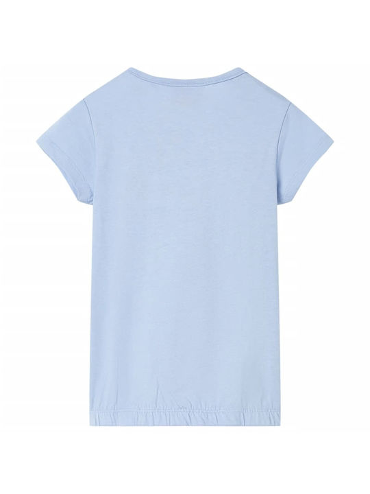 vidaXL Kids Blouse Short Sleeve Blue