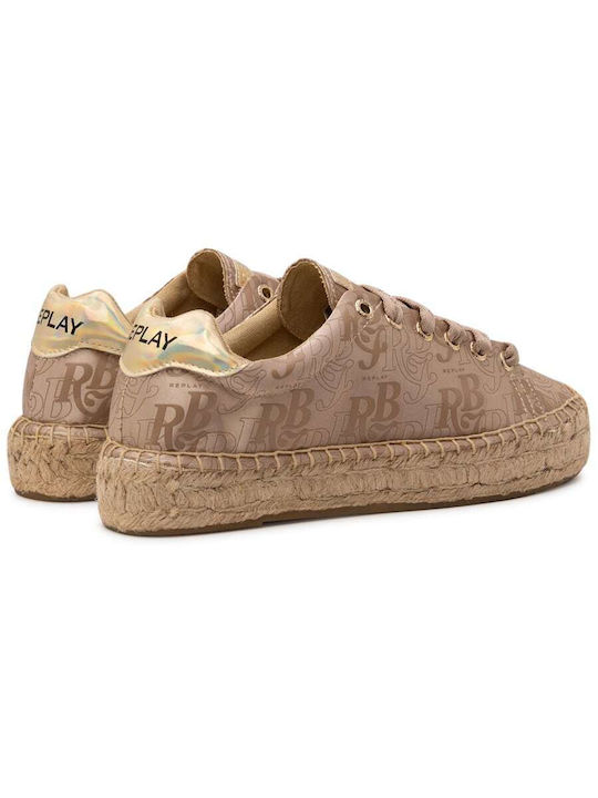 Replay Damen Sneakers Beige