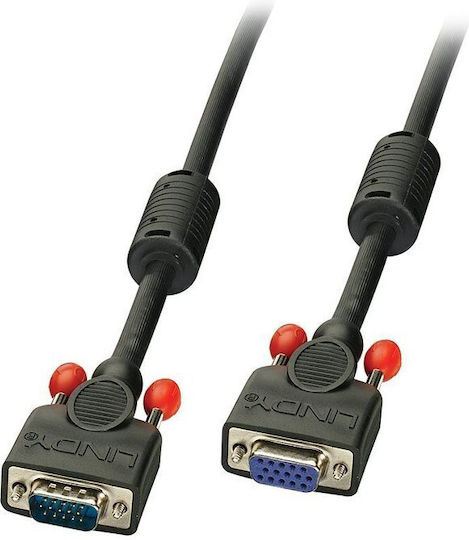 Lindy Cable VGA male - VGA male Μαύρο 0.5m (36391)