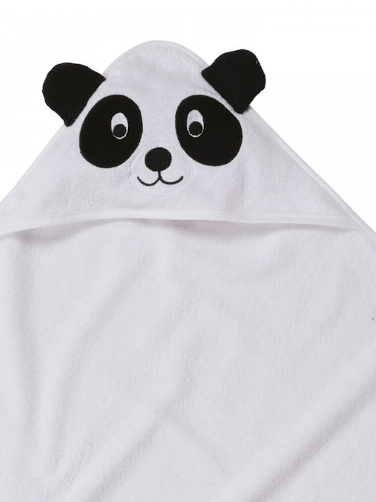 Das Home Baby Hooded Bath Towel White 80x80cm