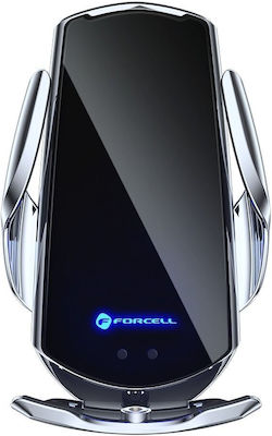 Forcell Car Mount for Phone Holder with Magnet and Wireless Charging Gray