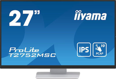 Iiyama Prolite T2752MSC-W1 IPS Touch Monitor 27" FHD 1920x1080 με Χρόνο Απόκρισης 5ms GTG