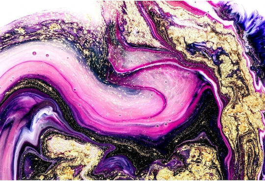 Handmade Marbling Drowing Πίνακας σε Καμβά 80x50cm