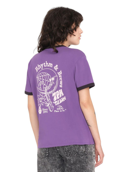 Volcom Women's T-shirt Purple