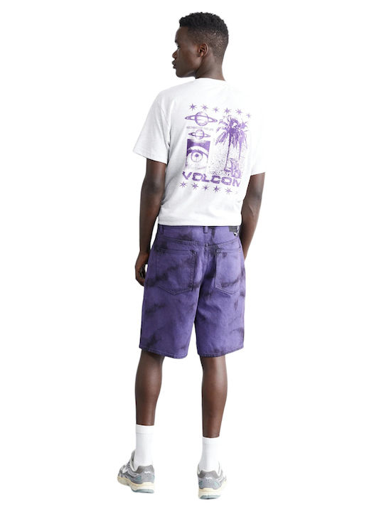 Volcom Billow Men's Shorts Jeans Purple Volcom Billow Men's Shorts Jeans Purple