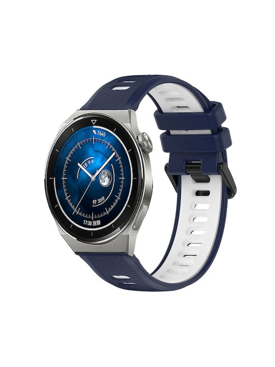Strap Blue (Huawei Watch GT/GT Pro 2/3/4/5 / Ultimate 46mmHonor GS Pro) Strap Blue (Huawei Watch GT/GT Pro 2/3/4/5 / Ultimate 46mmHonor GS Pro)