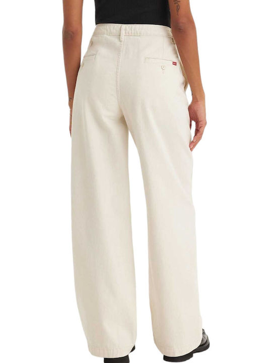 Levi's Women's Cotton Trousers Neutrals