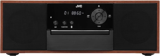 JVC Soundsystem 2 RD-E761 16W mit CD Player und Bluetooth Braun